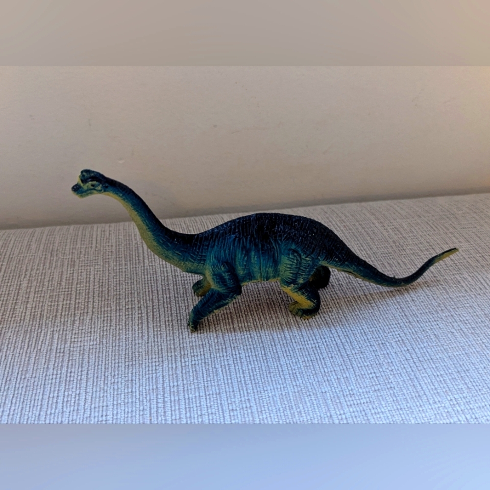 Green and Blue Dinosaur Reptile Toy